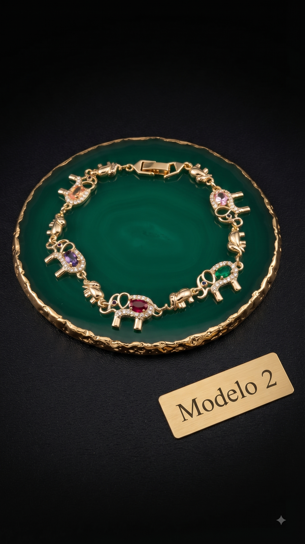 Pulsera Oro Laminado 2104