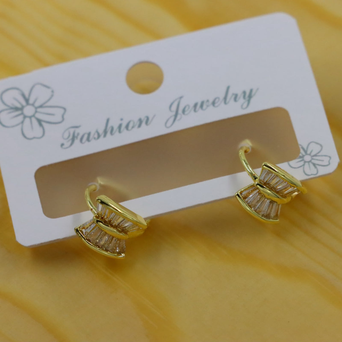 Arete Oro Laminado